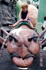 Max on ant at Honey I Shrunk the Kids at Disney World in 1996.
